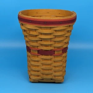 Longaberger VTG Red Snapdragon Basket May Series Flower USA - Picture 1 of 10