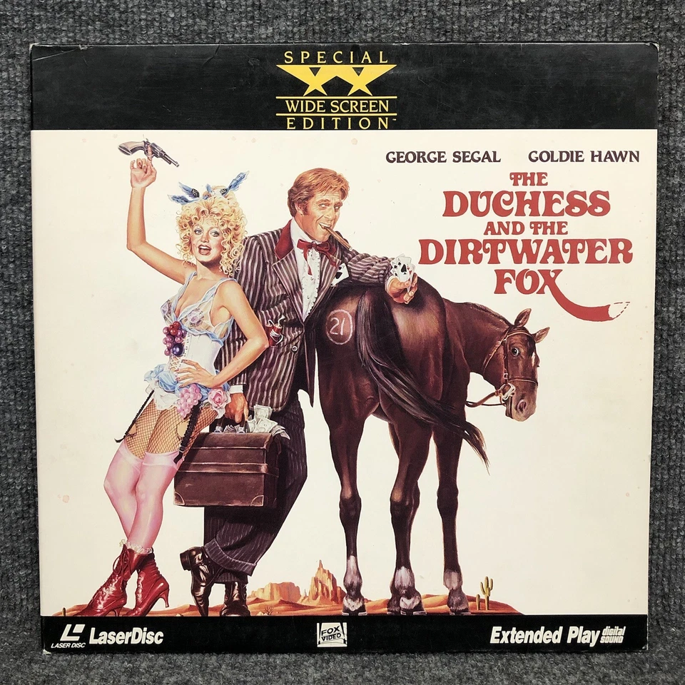 The Duchess and the Dirtwater Fox 12” Laserdisc Widescreen Goldie Hawn In EUC - Image 1 of 4