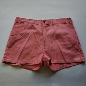 DeeCee Deadstock USA Made Cotton Pink High Rise Mom Womens 38 Vintage Shorts - Picture 1 of 8