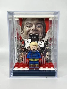 Display Case For Custom Lego The Boyz Homelander MINIFIG INCLUDED - Picture 1 of 8