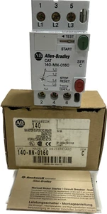 Allen Bradley 140-MN-0160 Motor Starter /Circuit Breaker 1-1.6Amp 3P 600V 1HP - Picture 1 of 10