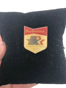 BUDWEISER BEER 1984 LOS ANGELES Olympics Stars in Motion Pin - Picture 1 of 2