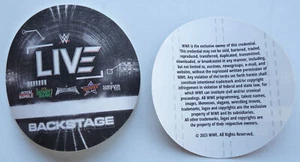 WWE Wrestling Live Black Event Backstage Concert Pass D26 - Bild 1 von 1