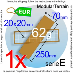 1x MDF Movement Tray 3x12 12x3 (E 0mm) 20mm Square Base War Hammer 40k Bandeja - Imagen 1 de 7