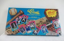 Sealed 1989 MLB Classic Baseball Game containing a 100-Count Trading Card Set