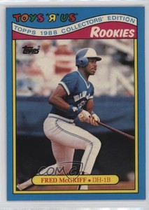 1988 Topps Toys R Us Rookies Box Set Fred McGriff #18 HOF