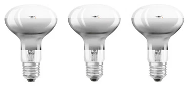 3x OSRAM LED STAR R80 Reflektor 4W = 30W E27 warmweiß 60° EEK:F (Spektrum A-G) - Bild 1 von 3