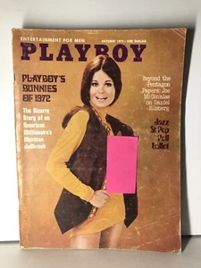 October 1972 Playboy w/ Centerfold & Inserts Vintage Adult Mag - Bild 1 von 4