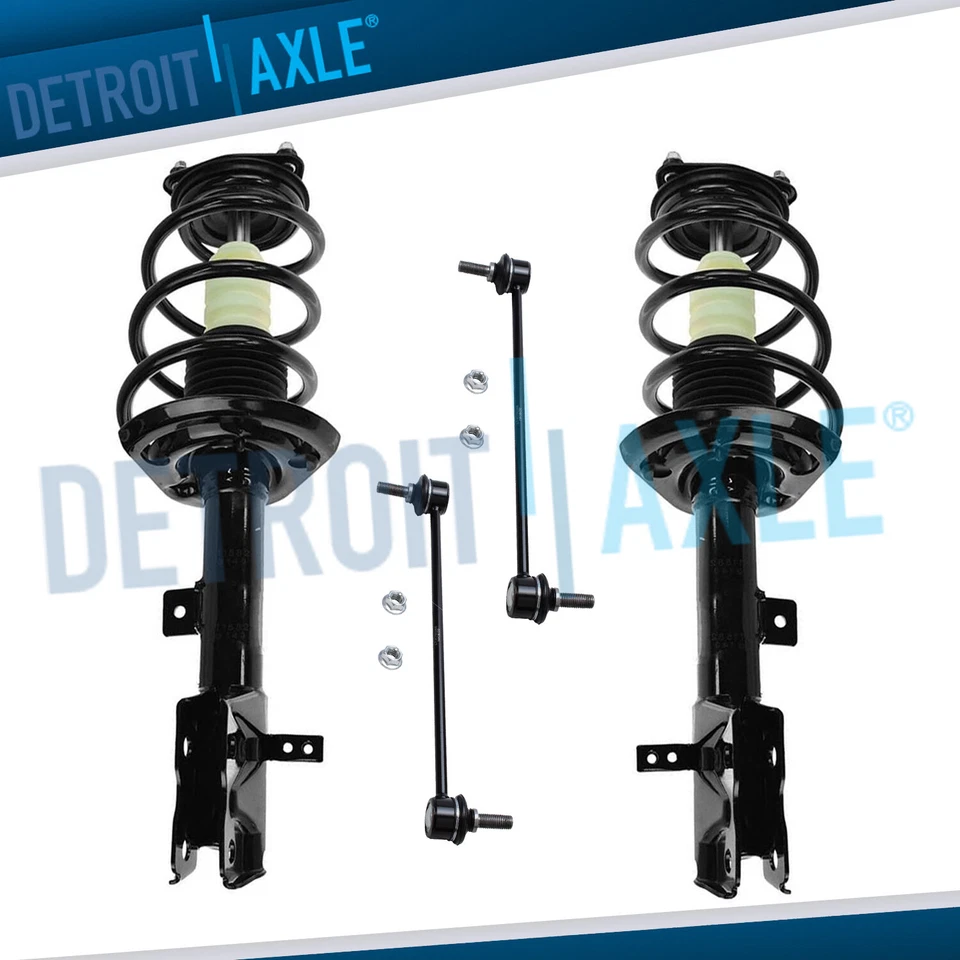 Conjunto de puntales de resorte helicoidal delantero + barras estabilizadoras para Dodge Caliber 2009-2011 2012 Foto 1 de 4