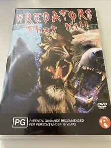 PREDATORS THAT KILL DVD Region Free Like New Animals Hunting Documentary - Picture 1 of 2