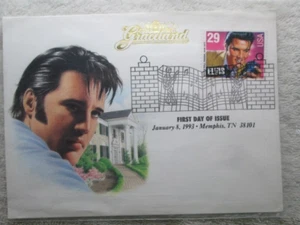 Elvis Presley First Day Of Issue 29 Cent Stamp, Graceland - Picture 1 of 2