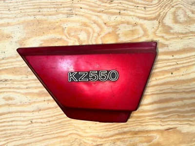 1982 Kawasaki KZ550A KZ550 Right Side Cover With Emblem 1980-1983 80 81 82 83 - Image 1 of 2