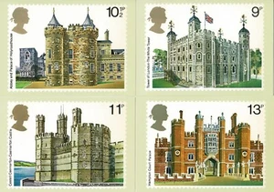 PHQ 28 (4). British Architecture (4th Series) Historic Buildings. Unused/Mint. - Picture 1 of 9