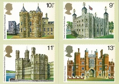PHQ 28 (4). British Architecture (4th Series) Historic Buildings. Unused/Mint. - Image 1 of 4