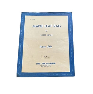 SCOTT JOPLIN Ragtime Klavier Solo MAPLE LEAF RAG Radio City Serie - Bild 1 von 2