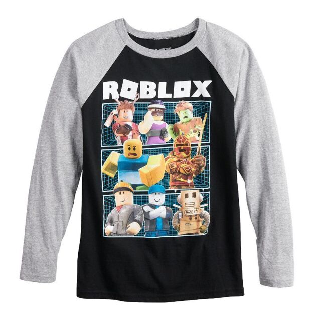 Roblox Peace Love Kids Colorblock Raglan Jersey