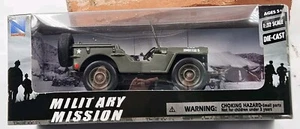 Brand New - New Ray 54133 - 1:32 Scale Military Mission Jeep Willys Army Green - Picture 1 of 5