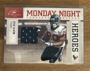 Steve Slaton - 2009 Panini Donruss Classic Monday Night GameWorn Jersey #23 /299 - Picture 1 of 2