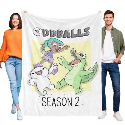 Super Soft Flannel Oddballs Throw Blanket for Bed Sofa All Season Gifts - Image 1 of 4