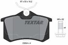 Textar 2355406 Bremsbelagsatz Scheibenbremse für Opel Renault Nissan 98->