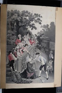 De colección Seda Tejido Aguja Cosido a Mano Color Colin Maillard Raro - Imagen 1 de 10