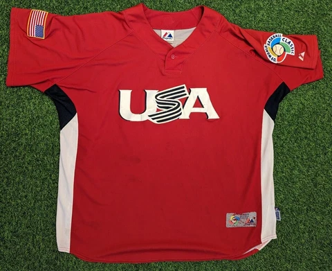 2009 USA Baseball Ryan Braun Majestic World Baseball Classic XXL Jersey Cover