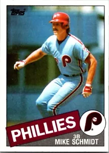Mike Schmidt Topps #500 1985 *casi nuevo* *patio - Imagen 1 de 1