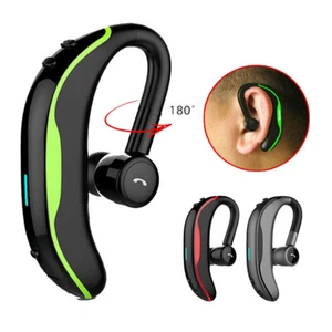 Bluetooth Headset Noise Canceling Wireless Earphone Built-in Mic for Cell Phones - Picture 1 of 15
