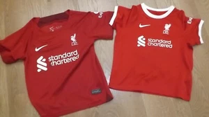 LIVERPOOL FC BOYS SIZE 28 IN CHEST FAN SHIRTS - Picture 1 of 3