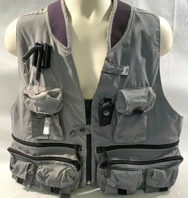 Blackhawk Northfork Fishing/Hunting Vest 10 Pocket Gray Size Medium - Image 1 of 4