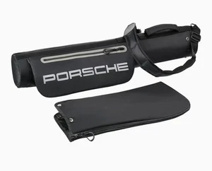 Porsche Pencil Bag Black Grey Genuine WAP0600030R0PB - Picture 1 of 4