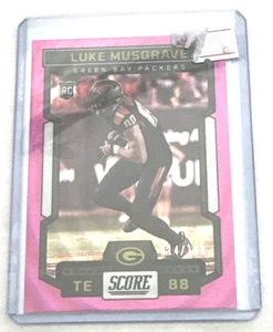 2023 Panini Score Football Luke Musgrave Ellipse RC 114/199 #340 - Picture 1 of 2