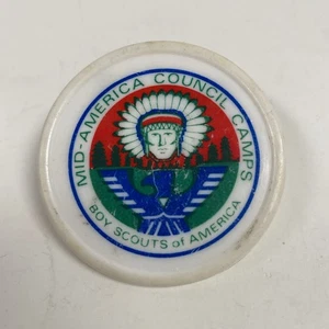 Mid-America Council Boy Scouts Of America NECKERCHIEF SLIDE Camp BSA Kunststoff - Bild 1 von 6