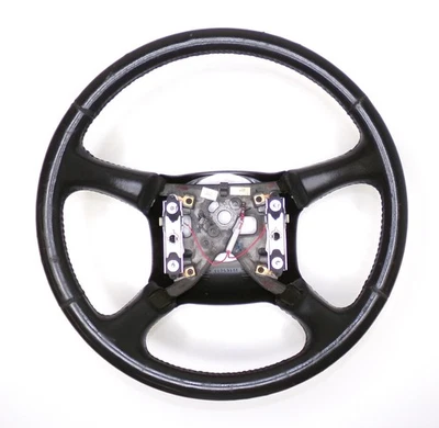 Chevrolet GMC 98-02 Tahoe Suburban Yukon Steering Wheel Black Leather OEM Foto 1 de 4