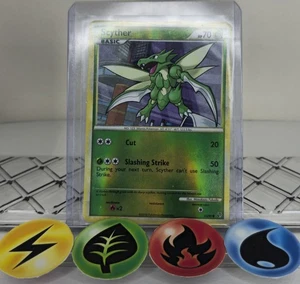 Pokémon TCG Scyther 65/90 Reverse Holo HGSS Unerschrocken 2010 LP - Bild 1 von 3