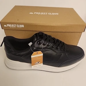 Project Cloud Men Shoe Kurt.A Black/White Size 13 Lace-up Walking Sneaker Casual - Picture 1 of 6