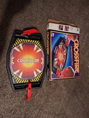 Vintage 1988 Milton Bradley CROSSFIRE The Rapid Fire Shoot-Out W Box  - Image 1 of 2