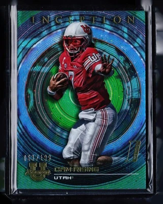 2022-23 Bowman University Inception Cam Rising 54 #/199 Aqua Foil V1 - Image 1 of 2