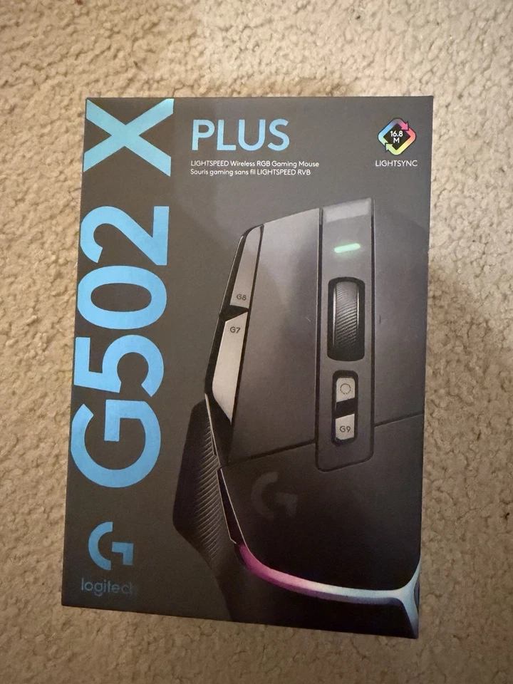 Logitech G502 X PLUS Wireless Gaming Mouse - Black - Image 1 of 4