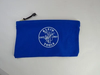 Bolsa de herramientas Klein Tools bolsa lona pesada con cremallera, #5140 azul, hecha en EE. UU. Foto 1 de 4