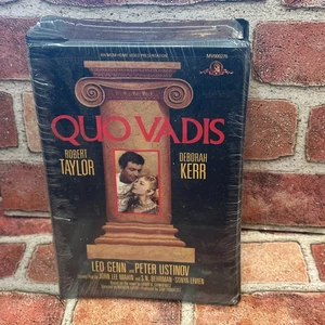 Quo Vadis VHS Partial Sealed Robert Taylor MGM 1951 Double Clamshell - Picture 1 of 4