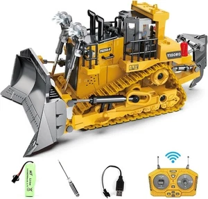 Remote Control Bulldozer RC 1/16 Fully Functional Construction Vehicle, 9 Channe - Picture 1 of 7
