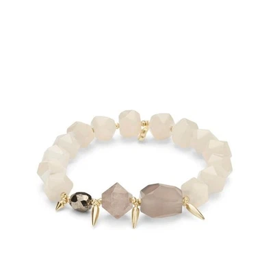 Pulsera Kendra Scott Sadie Elástica Rodio Color Marfil/Plata NUEVA Foto 1 de 2