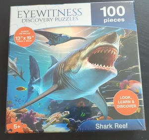 2024 Eyewitness Discovery Puzzles - Shark Reef - Rompecabezas de 100 piezas - Imagen 1 de 6