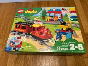 LEGO DUPLO 10874 Steam Train, Retired, Brand New Sealed, Mint Box, USA - Picture 1 of 5