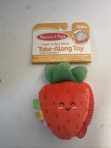 Melissa And Doug Peek A Boo Berry Take Along Toy With Teether - Picture 1 of 3