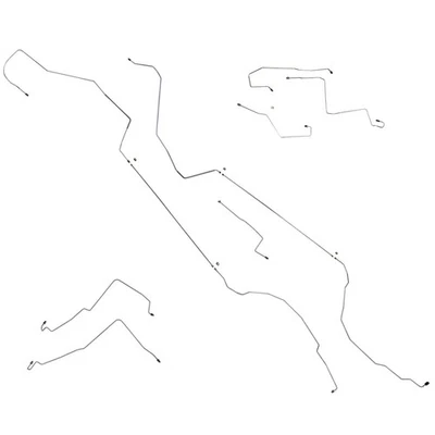 1997-99 Oldsmobile Cutlass Front Disc/Rear Drum w/ABS Top of ABS Complete Brake - Image 1 of 4