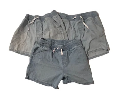 Cat And jack Pull Up Drawstring Jean Shorts Girls Size XL 14/16 Lot Of 3 - Image 1 of 2