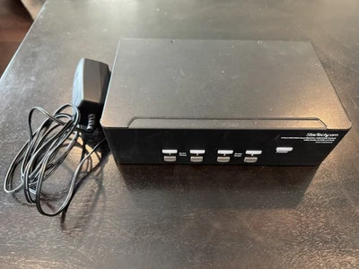 Star Tech 4-Port Dual DisplayPort KVM Switch - 4K 60 HZ - Image 1 of 2