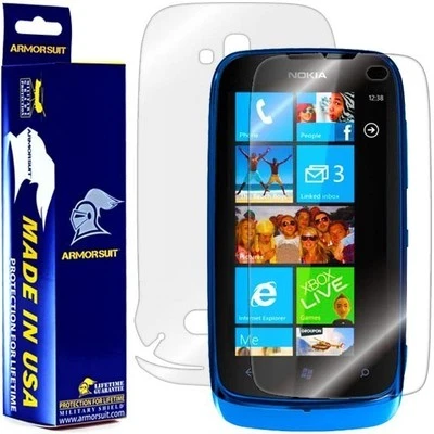 ArmorSuit MilitaryShield Nokia Lumia 610 Screen Protector + Full Body Skin USA - Image 1 of 4